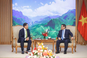 Thủ tướng tiếp Chủ tịch Tập đoàn Hyosung, Hàn Quốc