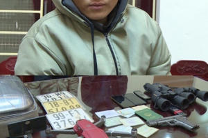 Triệt xóa tụ điểm ma túy phức tạp ở Mường Lát, thu giữ vũ khí nóng