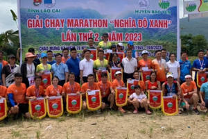 Lào Cai: Khai mạc giải chạy marathon “Nghĩa Đô xanh” lần thứ 2 năm 2023