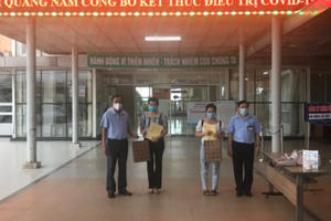 Hai bệnh nhân Covid-19 cuối cùng tại Quảng Nam chính thức xuất viện