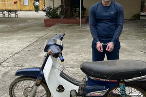 Bắt giữ đối tượng chuyên trộm cắp xe máy Bắt giữ đối tượng chuyên trộm cắp xe máy