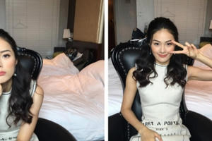 Người yêu Cường Đô la bất ngờ tung loạt ảnh nhí nhố trong phòng ngủ