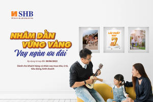SHB dành 6 ngàn tỷ đồng cho vay khách hàng cá nhân với lãi suất ưu đãi