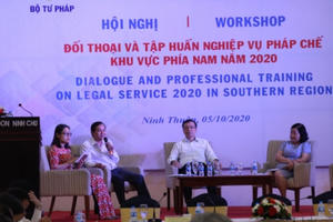 Hội nghị đối thoại và tập huấn nghiệp vụ pháp chế khu vực phía Nam năm 2020