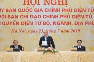 Thủ tướng chủ trì Hội nghị trực tuyến Ủy ban quốc gia về Chính phủ điện tử