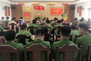 Thanh Hoá: Tổ chức lớp bồi dưỡng tiếng dân tộc Mường cho cán bộ Công an xã, thị trấn