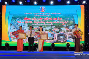 Trao tặng Huân chương Lao động của Chủ tịch nước tại Bình Dương