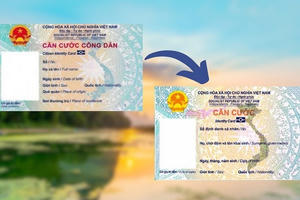 Cấp đổi thẻ căn cước trực tuyến được giảm 50% lệ phí