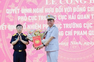 Trao quyết định bổ nhiệm Phó Cục trưởng Cục Hải quan Quảng Ninh