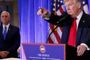 Điểm nhấn quan trọng trong cuộc họp báo đầu tiên của Tổng thống đắc cử Donald Trump Điểm nhấn quan trọng trong cuộc họp báo đầu tiên của Tổng thống đắc cử Donald Trump