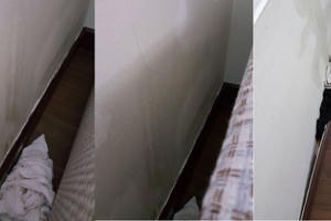 Chưa hết sợ bởi trộm cắp, cư dân KĐT mới Tứ Hiệp kêu trời vì tường nhà bị nứt, thấm nước