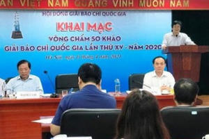 Hơn 1.800 tác phẩm dự thi Giải báo chí Quốc gia lần thứ XV