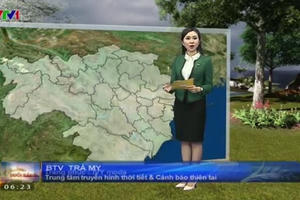 Dự báo thời tiết ngày 10/01/2016