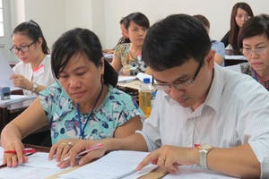 Chấm thi THPT Quốc gia 2016: Lác đác điểm 9,10