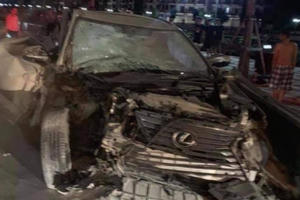 [Clip]: Hiện trường vụ Lexus gây tai nạn khiến nữ công an tử vong tại Hải Phòng