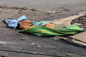 Phát hiện thi thể người phụ nữ bọc trong chiếu ở bãi rác