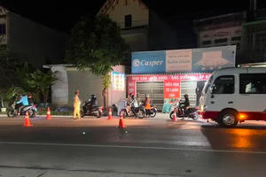 Bắc Giang: Cán bộ CSGT bị tông gẫy chân khi đang làm nhiệm vụ đo nồng độ cồn