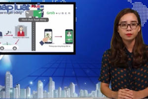 Bản tin Pháp luật: Nhiều tranh cãi về việc xe Grab không phải "gắn mào" như taxi truyền thống