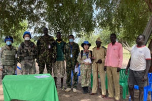 Chuyện của nữ quân nhân Việt Nam đi tuần tra tại Nam Sudan