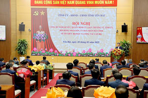 Yên Bái công bố Nghị quyết, Quyết định về tổ chức bộ máy và công tác cán bộ