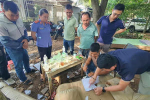 Bốn đối tượng ở Đắk Lắk vào nghĩa trang chia nhỏ ma túy đi bán cho con nghiện