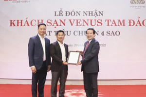 Khách sạn Venus Tam Đảo đạt tiêu chuẩn 4 sao đầu tiên của Tam Đảo