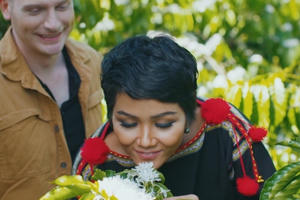 Hoa hậu H'Hen với vai trò đại sứ quảng bá Lễ hội cà phê Buôn Mê Thuột lần thứ 7