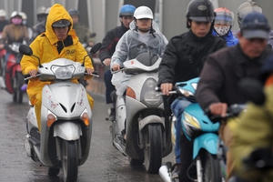 Xuất hiện mưa phùn, Hà Nội rét đậm