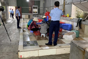 Phát hiện hơn 2,3 tấn sản phẩm động vật đã biến chất, bốc mùi