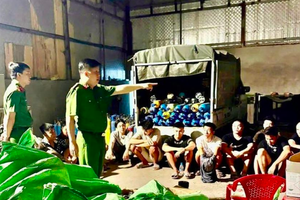 Triệt phá đường dây mua, bán "khí cười" liên tỉnh, bắt giữ nhiều đối tượng