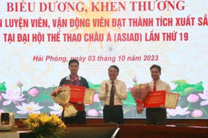TP Hải Phòng: Thưởng hơn 300 triệu đồng cho VĐV, HLV đạt thành tích xuất sắc tại ASIAD 19