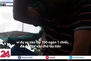 "Xe dù, bến cóc" tung hoành ở TP. Hồ Chí Minh