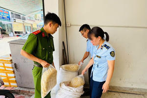 Phát hiện kho ruốc gà không rõ nguồn gốc tại Bãi Cháy