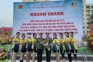 Nhiều hoạt động ý nghĩa của Hội Phụ nữ Trường Đại học An ninh nhân dân