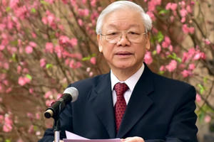 Tổng Bí thư chúc Tết lãnh đạo, nguyên lãnh đạo Đảng, Nhà nước