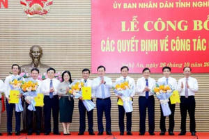 Chủ tịch UBND huyện Con Cuông giữ chức Giám đốc Sở Xây dựng Nghệ An