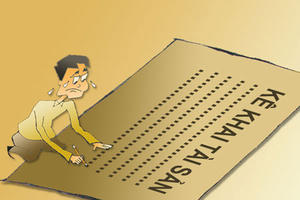 Việc kê khai tài sản của cán bộ Sở KH&ĐT Bắc Ninh còn chưa đầy đủ