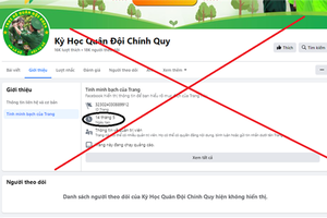 Đăng ký tham gia “Học kỳ Quân đội – Công an” giả mạo cho con, người phụ nữ bị lừa mất hơn 1,6 tỷ đồng