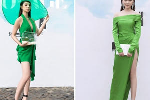 Thuỳ Dung diện váy xẻ cao bất tận, Jolie Nguyễn khoe vòng 1 quyến rũ