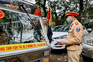 Hà Nội quyết liệt xử lý xe ba bánh tự chế