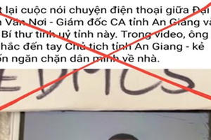 Công an tỉnh An Giang khẳng định file ghi âm về đại tá Đinh Văn Nơi là bịa đặt Công an tỉnh An Giang khẳng định file ghi âm về đại tá Đinh Văn Nơi là bịa đặt