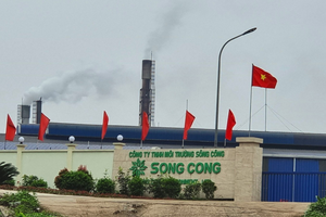 Xử phạt và đình chỉ lò sấy gây ô nhiễm của Công ty Môi trường Sông Công