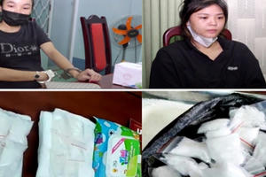 An Giang: Hai phụ nữ mang thai vận chuyển trên 370g ma túy