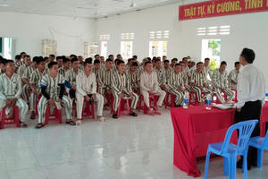 Thắp sáng niềm tin từ pháp luật: Đồng hành cùng phạm nhân Trại giam Kênh 7 trước ngày trở về