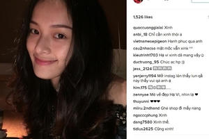 Tranh cãi chuyện Cường Đô La công khai khen Hạ Vi xinh trên trang cá nhân