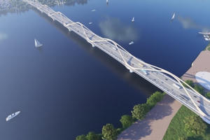 Hà Nội: Chốt phương án kiến trúc cầu Trần Hưng Đạo bắc qua sông Hồng