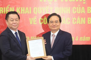 Ông Phùng Xuân Nhạ giữ chức Phó Ban Tuyên giáo Trung ương