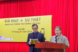 Ra mắt chương trình “Giả mạo ≠ Sự thật” giúp học sinh đánh giá thông tin trên internet