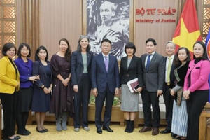 Đẩy mạnh quan hệ hợp tác giữa Bộ Tư pháp Việt Nam và UNDP