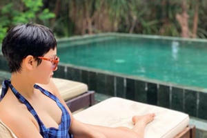 Hiền Hồ liên tục khoe ảnh bikini bó sát, khoe dáng nóng bỏng